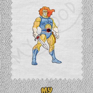 Tv Serie Anime 80's Digitalisieren Digitale Maschinenstickerei Design Muster Datei Instant Download 13 Formate Größe 4x4 & 8x7