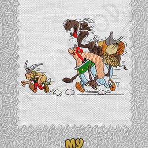 Könnte beinhalten: Ein Cartoon-Bild eines Mannes, der auf einem Kamel reitet, während ein anderer Mann hinter ihm herläuft. Das Bild ist auf weißem Hintergrund mit grauem Rand. Der Text "MY MOOD" befindet sich unter dem Bild.