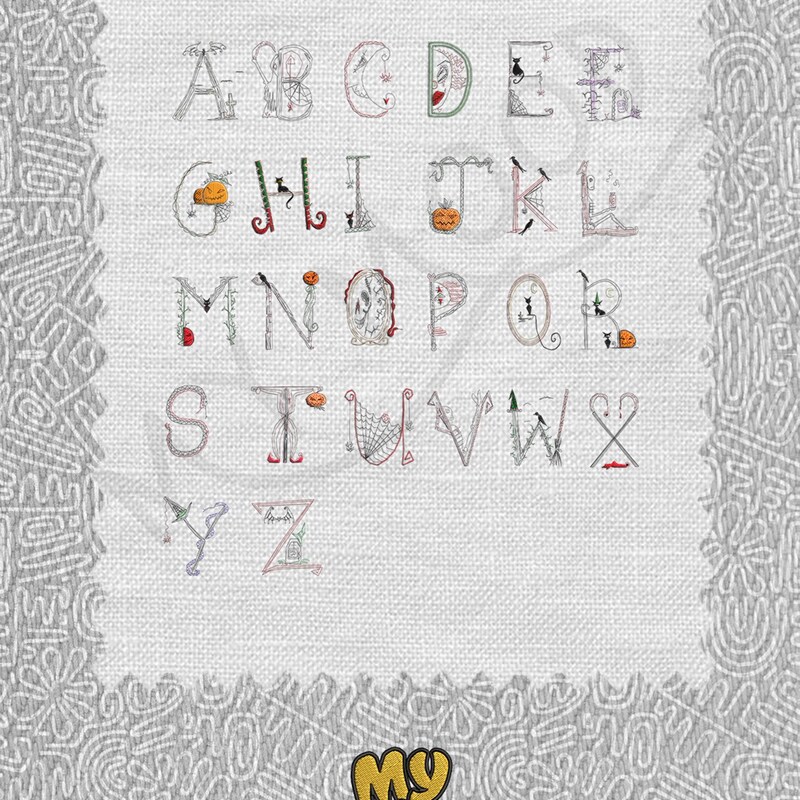 Digitized Alphabet - Etsy