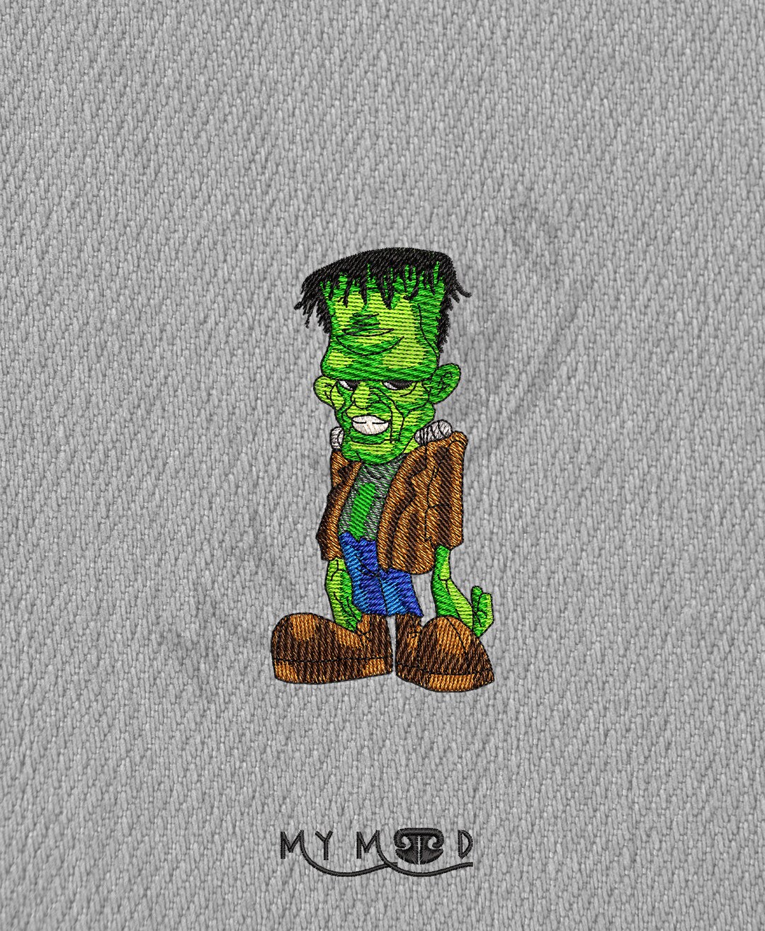 Vintage Halloween Frankenstein Night Creature Digitize Digital Etsy