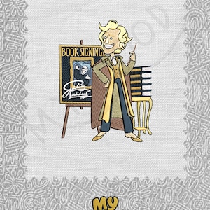 Witcher Professor books | Magic Inspired | Machine Embroidery | Fantasy Fans | Digitize Digital | Instant Download | 13 formats Size 4x4 5x7