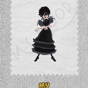 Dancing pose tv series Digitize Digital Machine Embroidery Design Pattern File Instant Download 13 formats Size 4x4 & 5x7