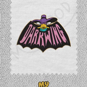 Flying Duck vintage cartoon tv series Digitize Digital Machine Embroidery Design Pattern File Instant Download 13 formats Size 4x4 5x7