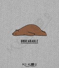 Mood situation bear unbearable funny animal Digitize Digital Machine Embroidery Design Pattern File Instant Download 13 formats Size 4x4