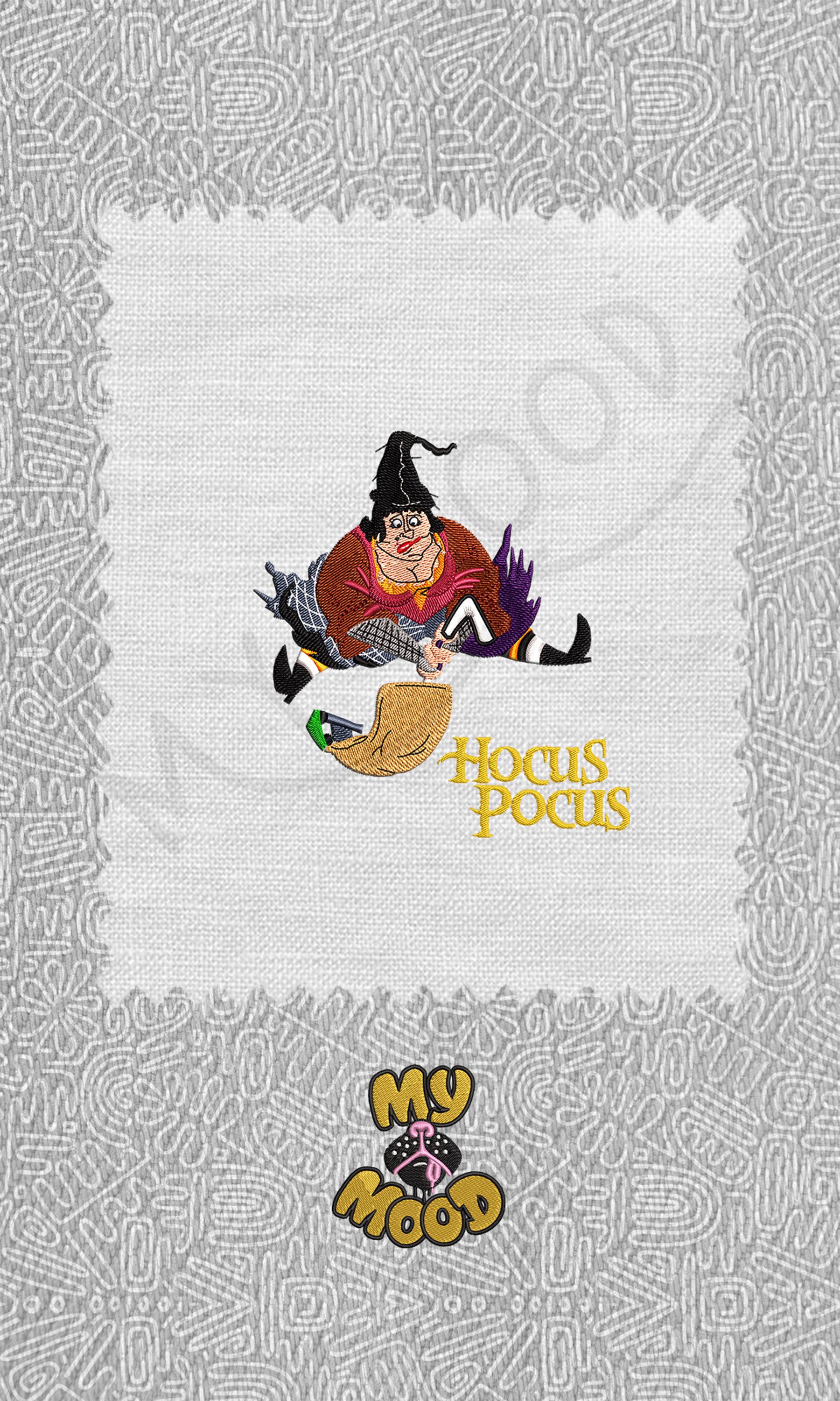 Halloween witch broomstick tv movie Machine Embroidery design instant download 13 formats size 4x4 & 5x7