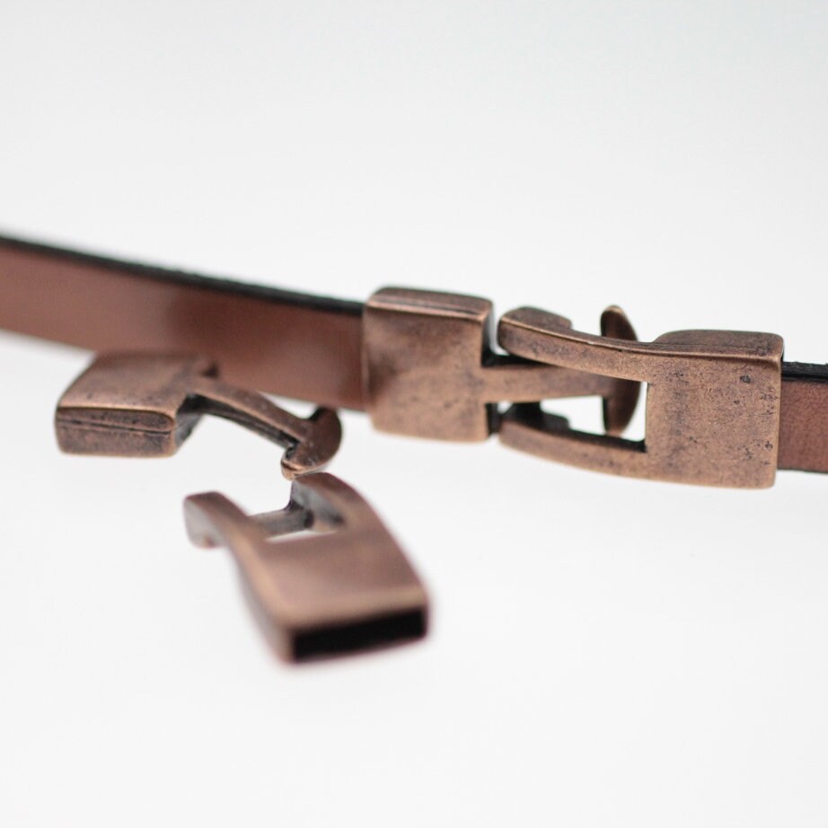10 pairs Leather Bracelet Connectors Leather Bracelet Etsy