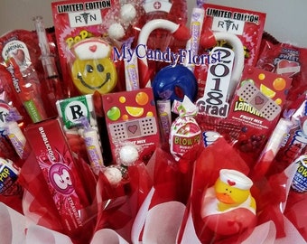 MEDICAL Candy Bouquet - Doctor, Physician, Nurse, Technician, RN, Perfect Gift for Grad, Medical Staff, Nurse's Week