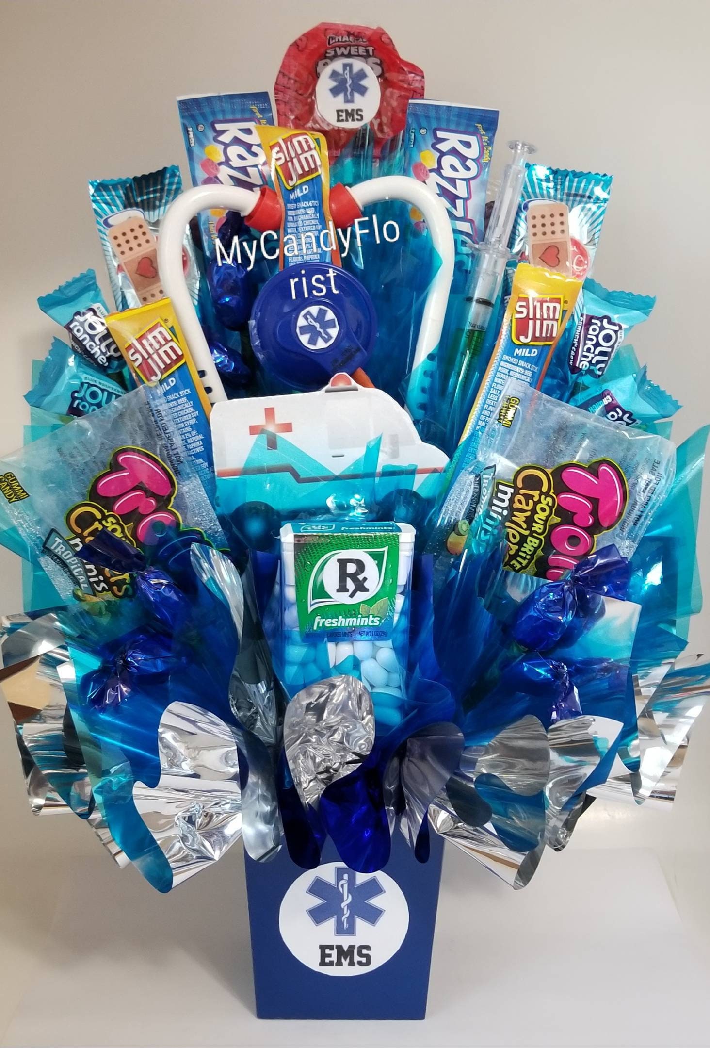 Parametic Emt Ems Candy Bouquet Perfect Gift Of Etsy