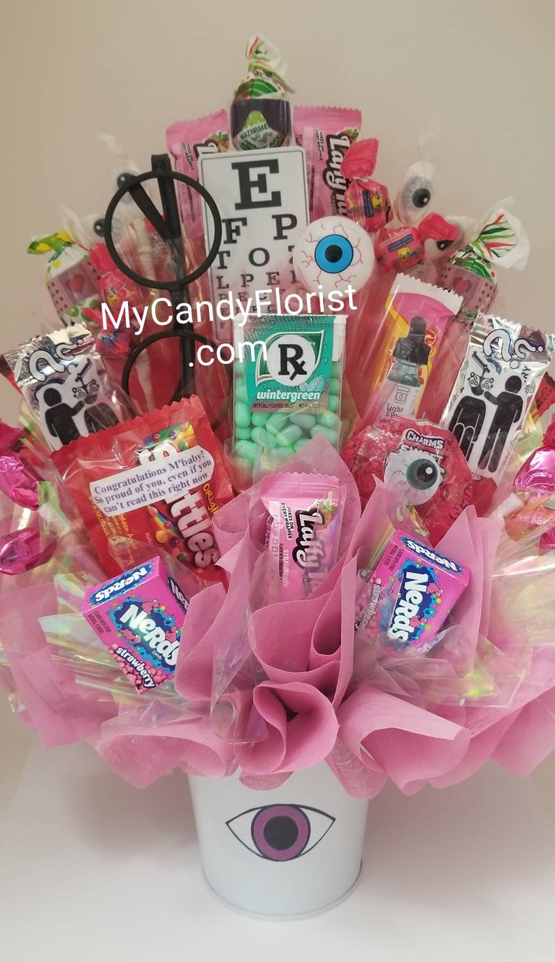 OPTOMETRIST Candy Bouquet Perfect Eye Dr. Gift Grad Thank Etsy