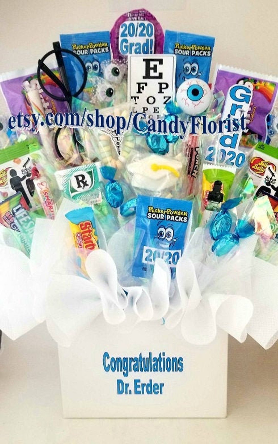 OPTOMETRIST Candy Bouquet Perfect Eye Dr. Gift Grad Thank Etsy