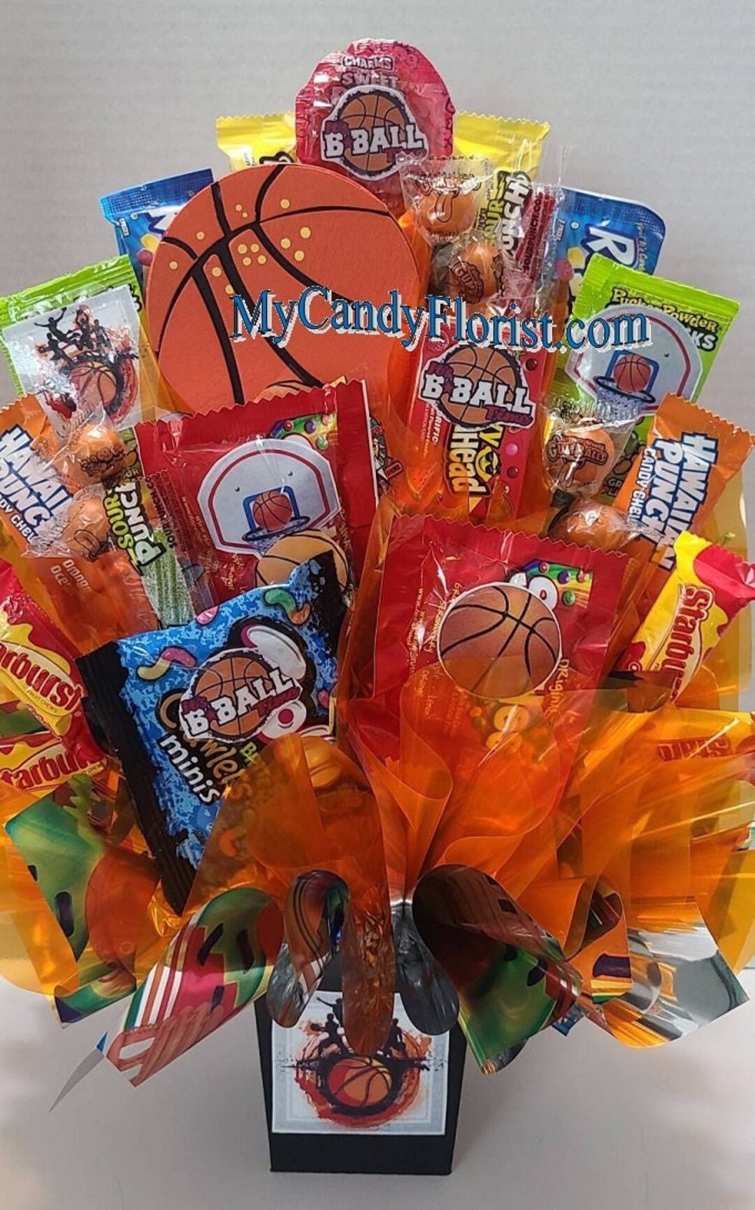BASKETBALL Candy Bouquet the Perfect SPORTS Gift Basketball Champ or