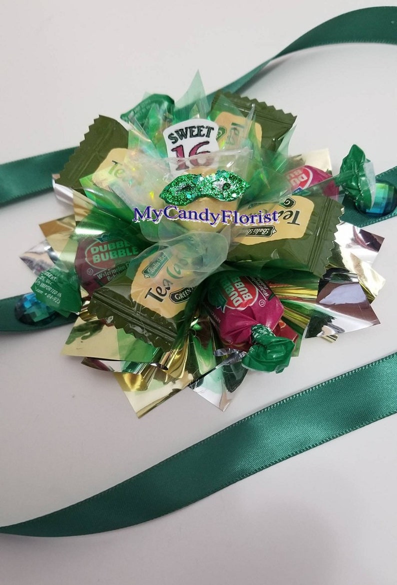 CANDY Wrist CORSAGE Sweet 16 Quinceanera Bat Mitzvah Etsy