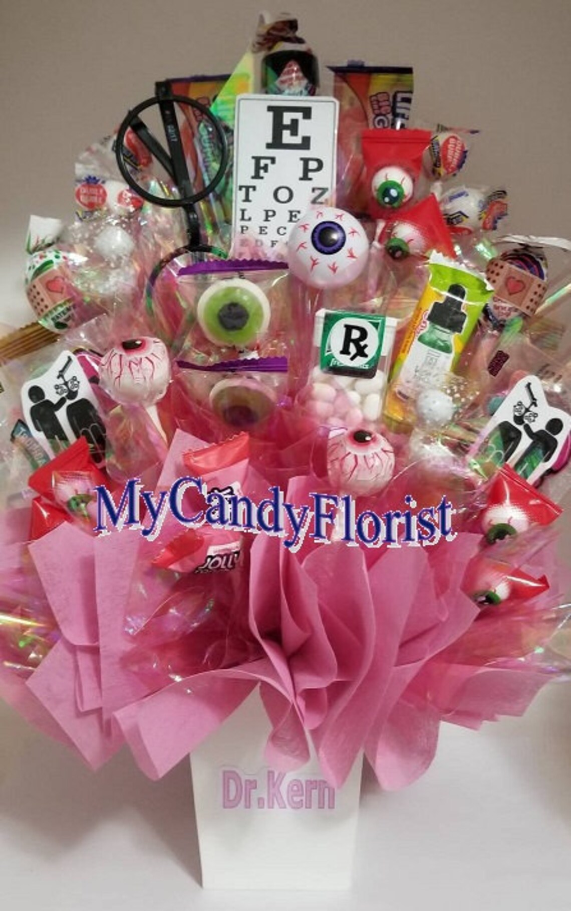 OPTOMETRIST Candy Bouquet Perfect Eye Dr. Gift Grad Thank Etsy