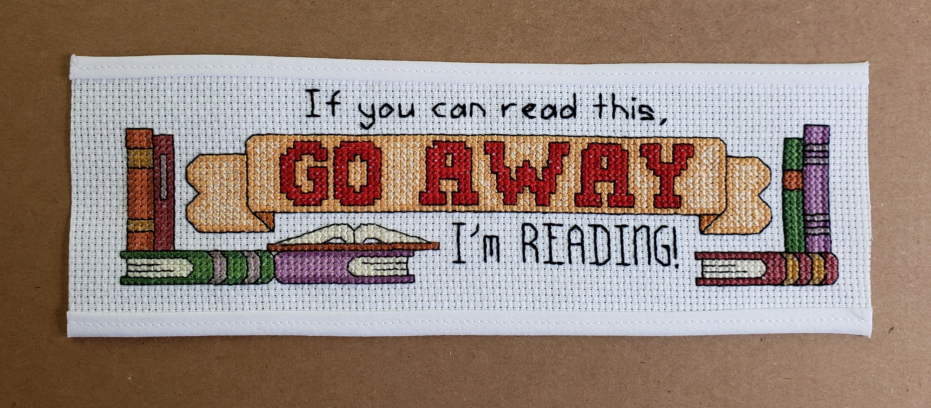 Counted Cross Stitch Pattern / Nothing Like a Good Book Bookmark / Digital  File for Printing 