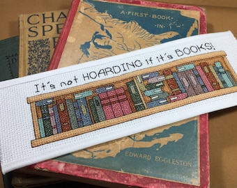 Cross Stitch Pattern - It&#39;s Not Hoarding (pdf for download)