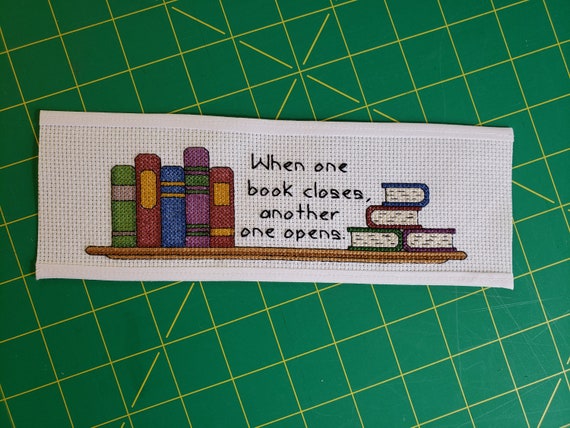 Cross Stitch Pattern Another Book Opens Bookmark Pdf Pattern for