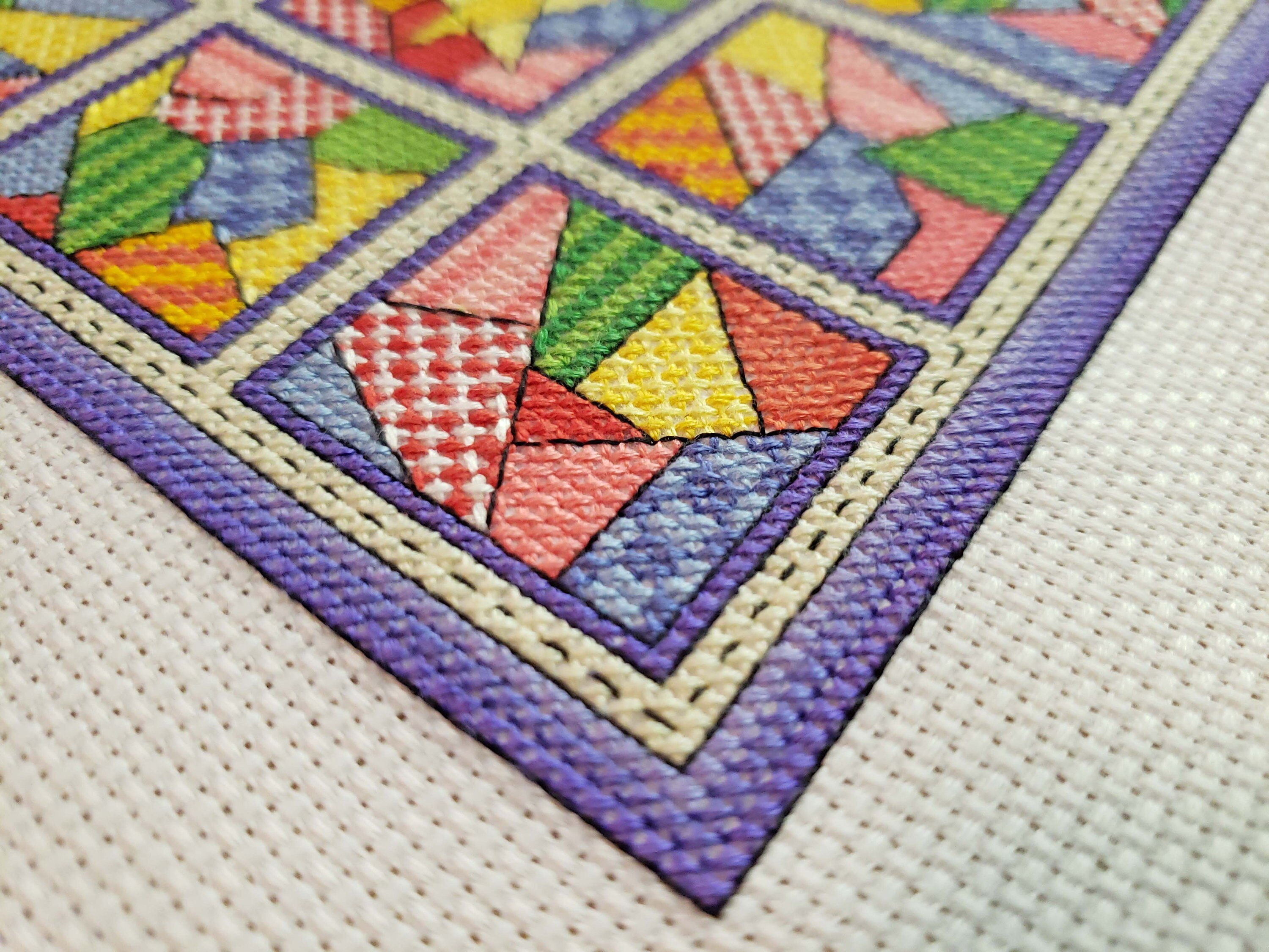 Quilt Blocks 14 / Patchwork - Cross Stitch Pattern for