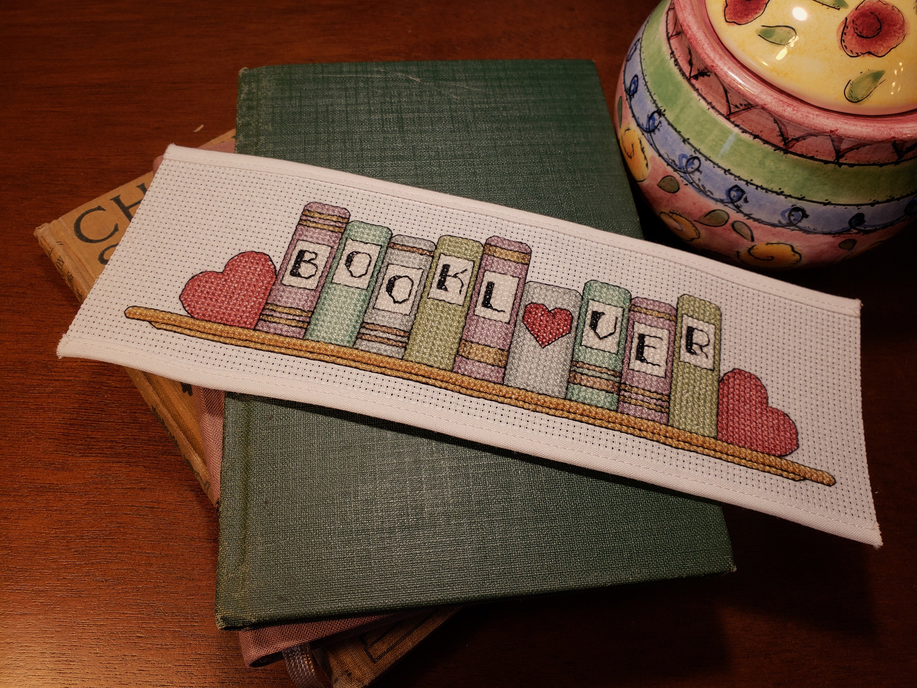 Book Lover Cross Stitch Bookmark Pattern / Cross Stitch | Etsy