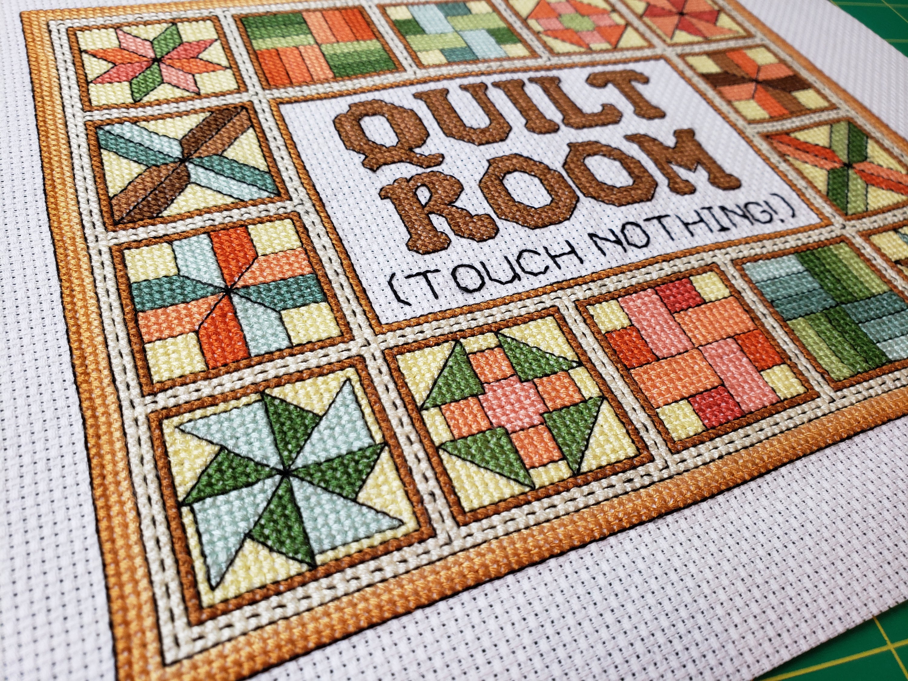 Cross Stitch Pattern Quilt Room for Crafter Quilter Cross Etsy