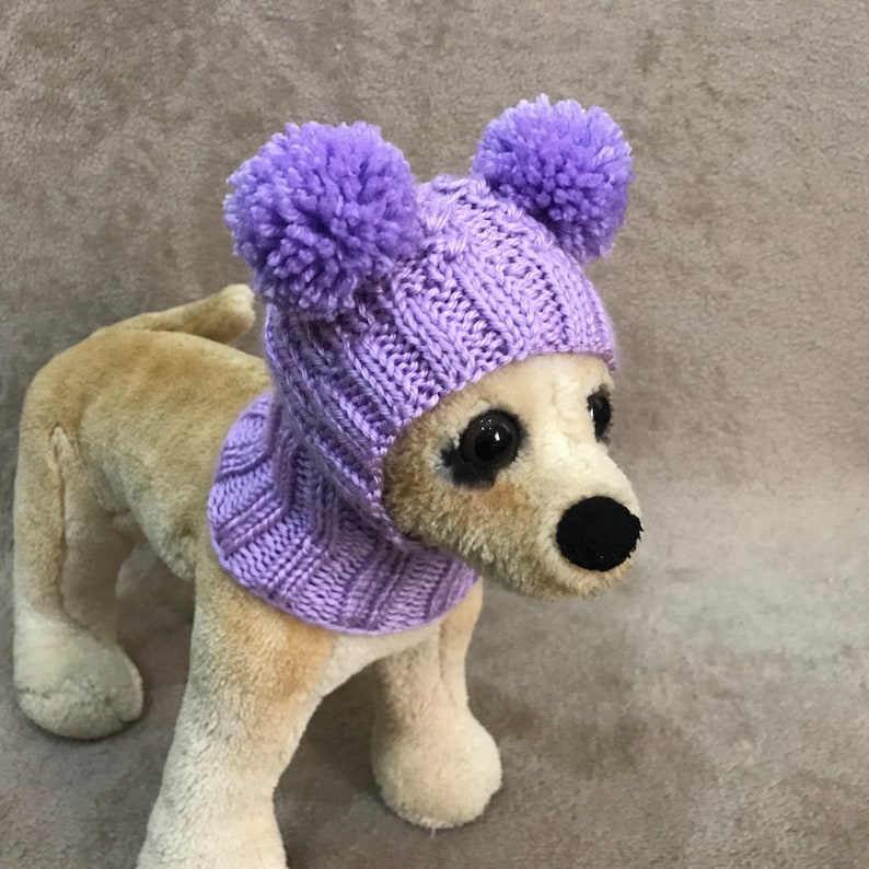 Pet Clothes Winter Outfit Knit Hat for Small Dogs Hand Etsy