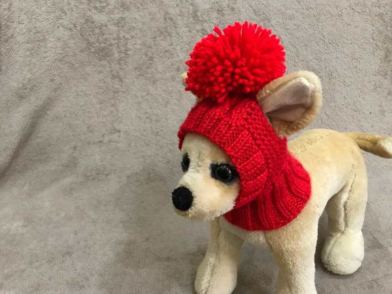 Pet Clothes Apparel Winter Outfit Knit Dog Hat for Small Dogs Etsy