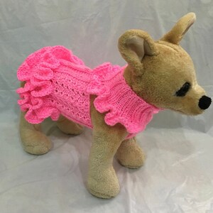Haustier-Kleidung Bekleidung Outfit Phantasie Ärmelloses Kleid Weste für Kleine Hunde Handstricken