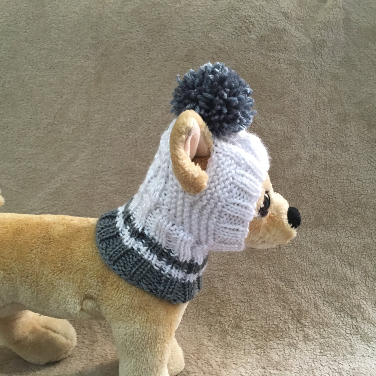 Pet Clothes Apparel Winter Outfit Crochet Dog Hat for Small Etsy UK