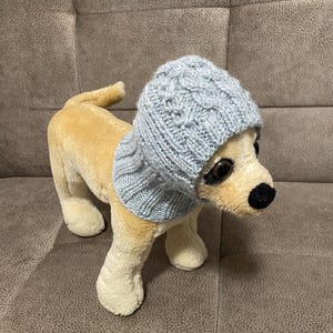 Haustier-Kleidung-Bekleidungs-Outfit-häkeln-Schnee-Hut für kleine Hunde Hand gestricktes schönes Geschenk