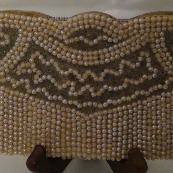 Gorgeous Vintage Schild Kraut evening bag, clutch