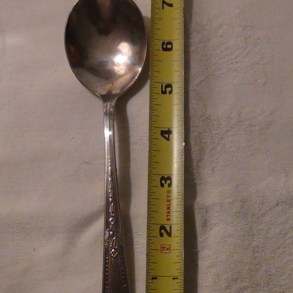 Wm Rogers Mfg Co. silverplate soup/gumbo spoon