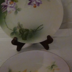 PT, Bavaria, Tirschenrueth dessert plate and PSAG, Bavaria dessert plate