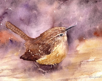 Wren Friend - 5x7 giclee print