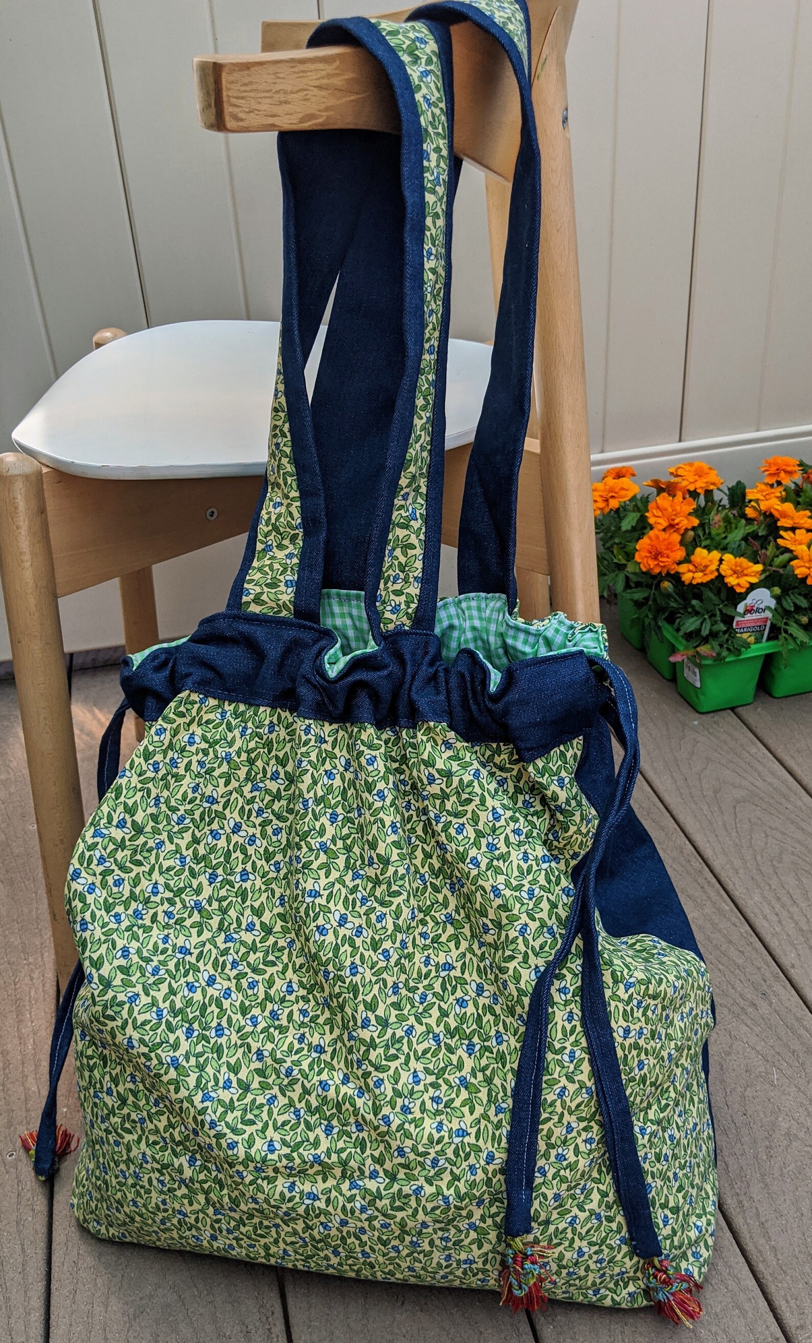 Sturdy Cotton Washable Tote Bag Etsy