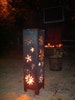 Stars and Moons Vertical Fire Pit 