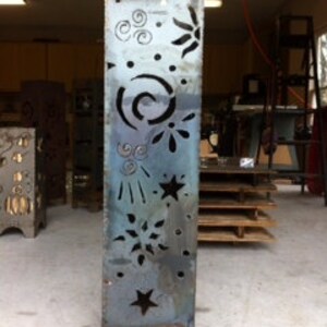 Stars and Moons Vertical Fire Pit - Etsy