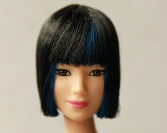 Silver Wig For Barbie Doll 4 Inch Etsy
