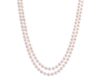 Double Strand Akoya Pearl Necklace - 25.5"L