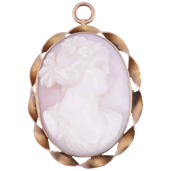 Antique Cameo Pin or Pendant - image 1