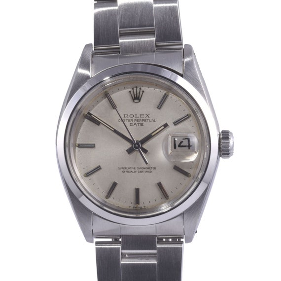 Rolex Oyster Perpetual Date Steel Bracelet Wrist Watch Etsy Canada