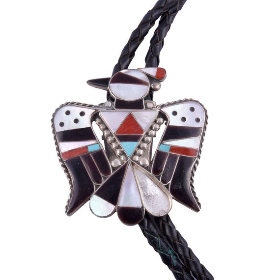 Zuni B & C Shack Bolo Tie and Belt Buckle Set - image 7