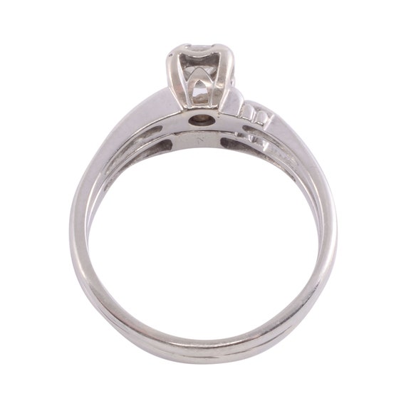 Diamond 18K Wedding Set - image 3