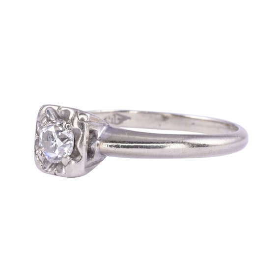 Transitional Cut Diamond Engagement Ring - image 2