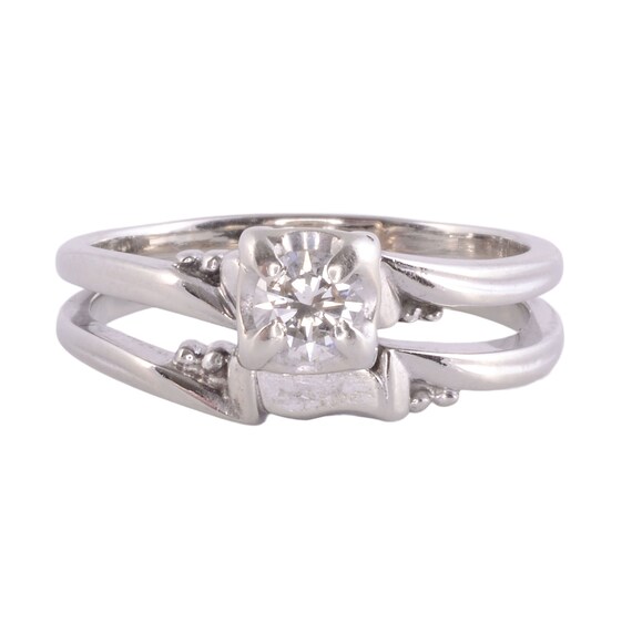 Diamond 18K Wedding Set - image 1