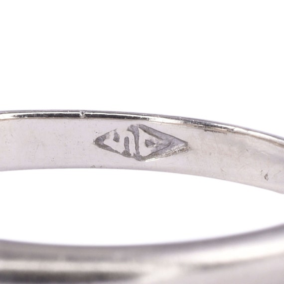 Transitional Cut Diamond Engagement Ring - image 5