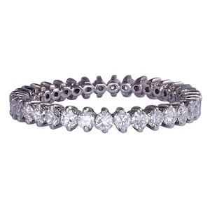 Diamond Platinum Eternity Band