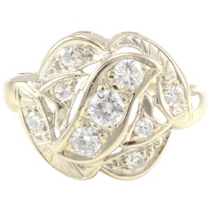 0.55 Karat Gesamtgewicht Diamantring