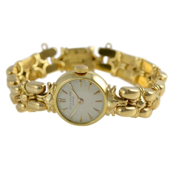 Swiss Ladies 18K Yellow Gold Wrist Watch by Patek… - image 2