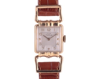 elgin deluxe wrist watch 1946
