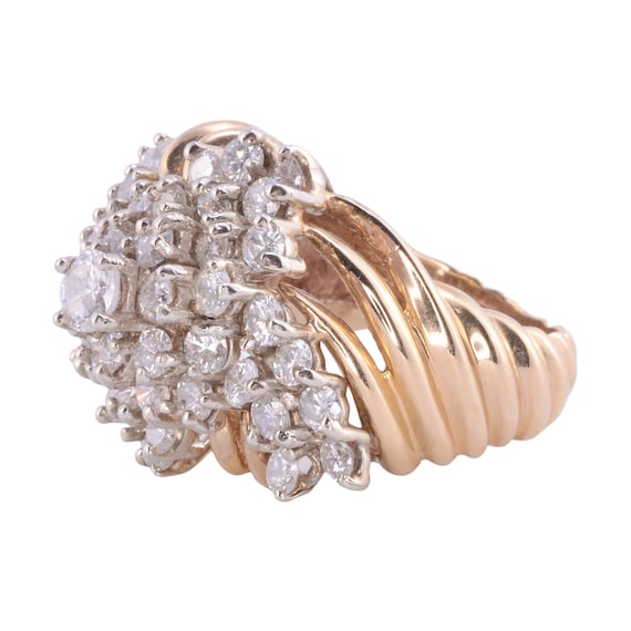 Diamond Cluster Fashion Ring - Size 5.25