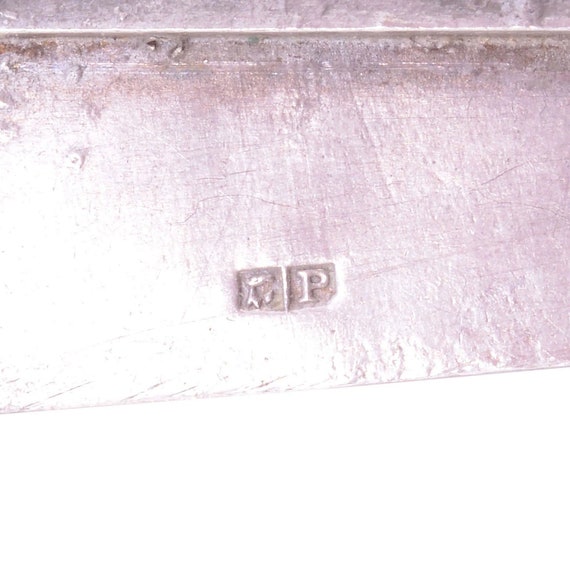 Egyptian Motif Silver Beaded Bracelet - image 5